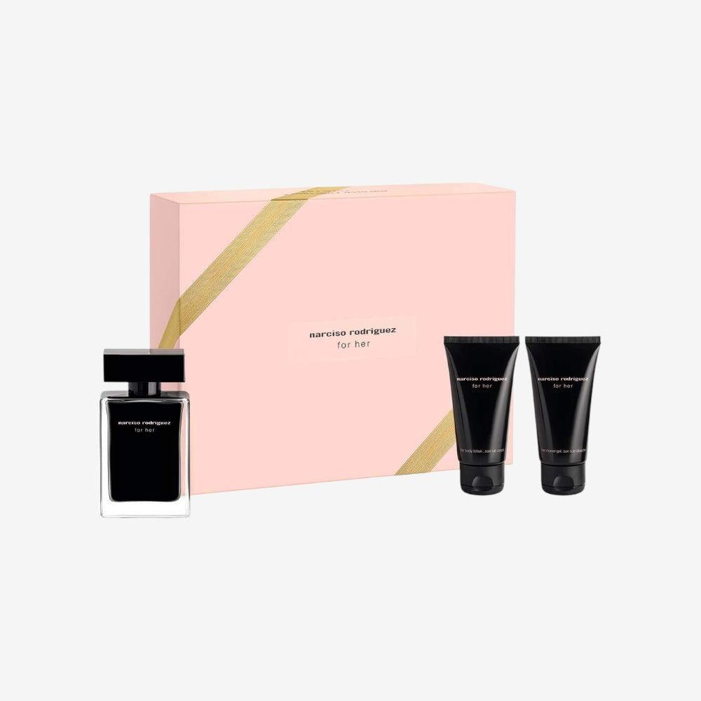 Narciso Rodriguez for Her 3-teiliges Eau de Toilette 50 ml Bodylotion 50 ml Duschgel 50 ml