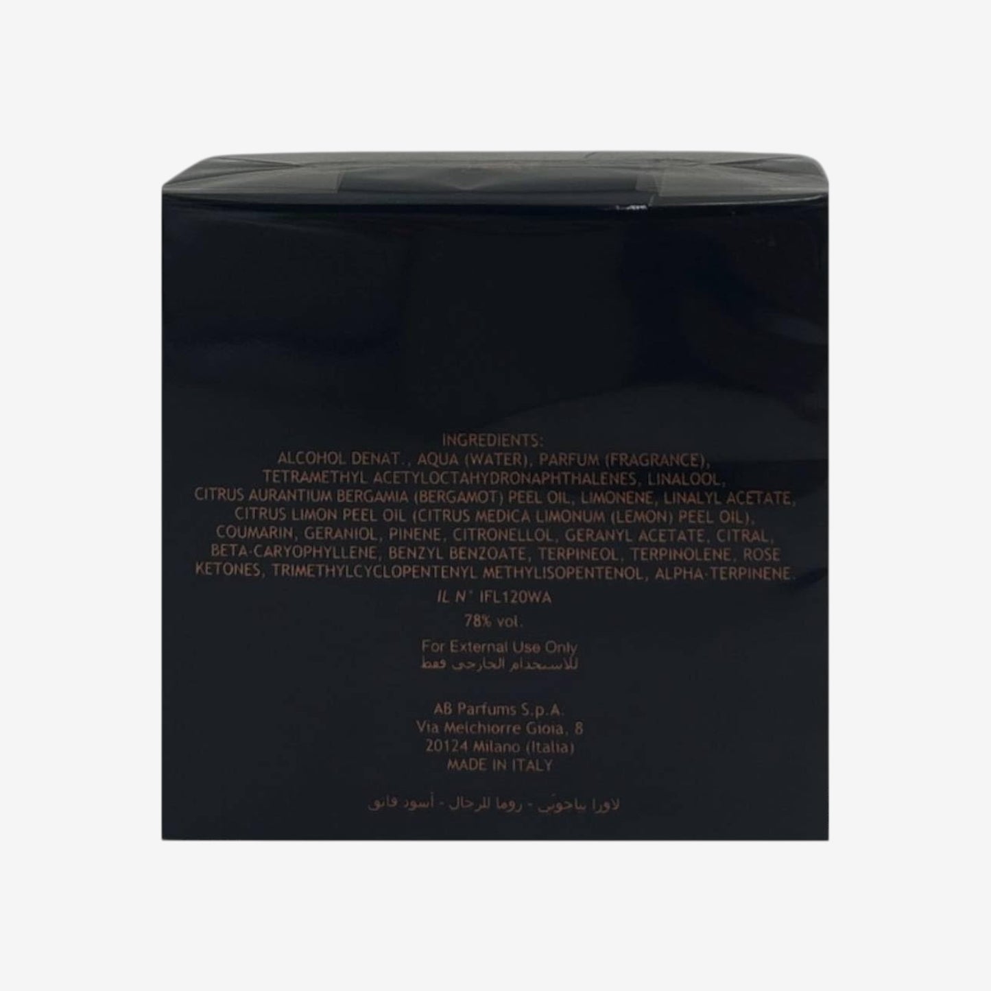 ROMA UOMO NERO ESTREMO INTENSE edp vapo