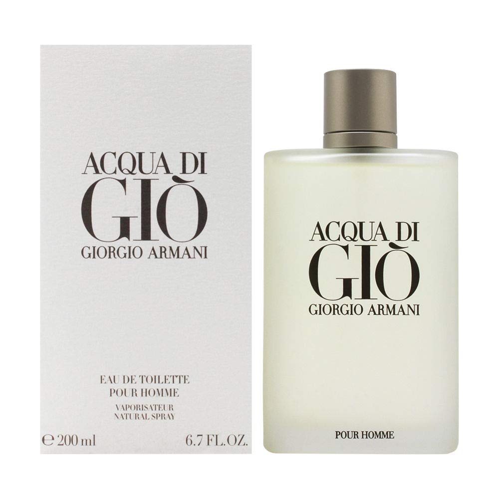 Giorgio Armani Acqua di Gio Homme, Eau de Toilette, Weiß, 1er Pack (1 x 200 ml)