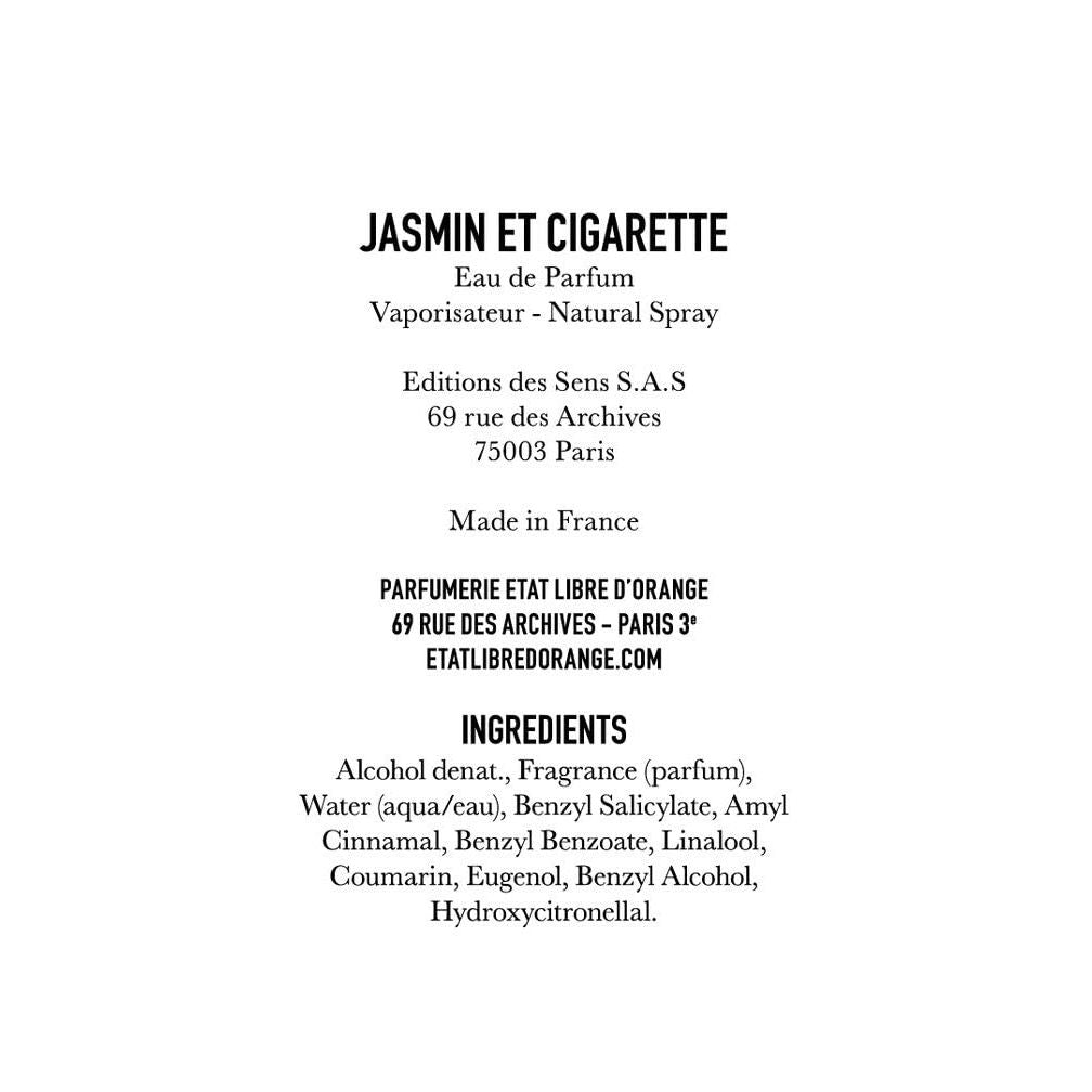 ETAT LIBRE D ORANGE Jamin et Cigarette EDP Vapo 100 ml