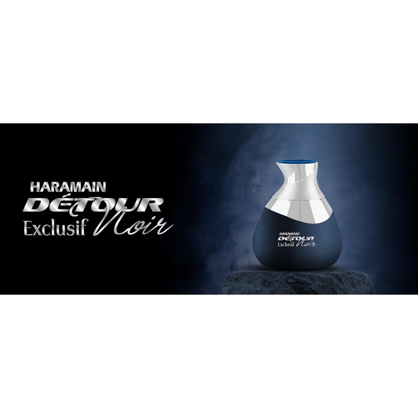 Al Haramain Detour Noir Exclusif 100ml Eau de Parfume Spray | Arabian Perfume for Women | Luxury Unisex Scent