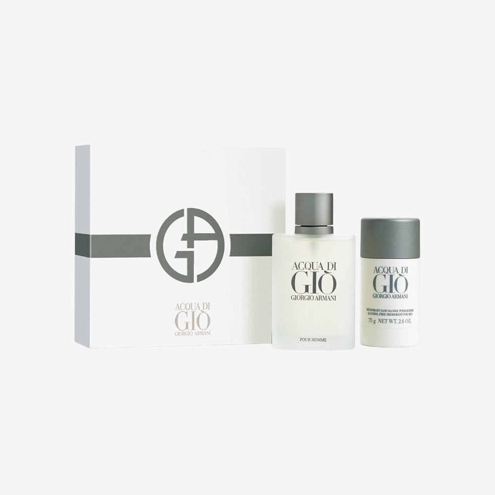Giorgio Armani Acqua Di Gio Geschenkset 100 ml EDT + 75 ml Deodorant -, Eau de Toilette