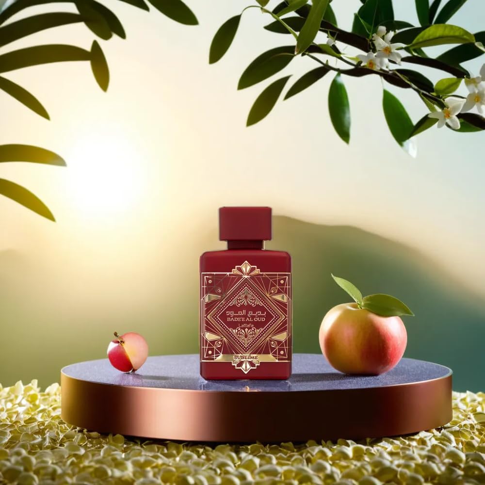 Lattafa Bade'e Al Oud Sublime - Tropisch, fruchtig, frisch, Vanille - Eau de Parfum langanhaltender Duft für Uni, 96.4 g / 100ml