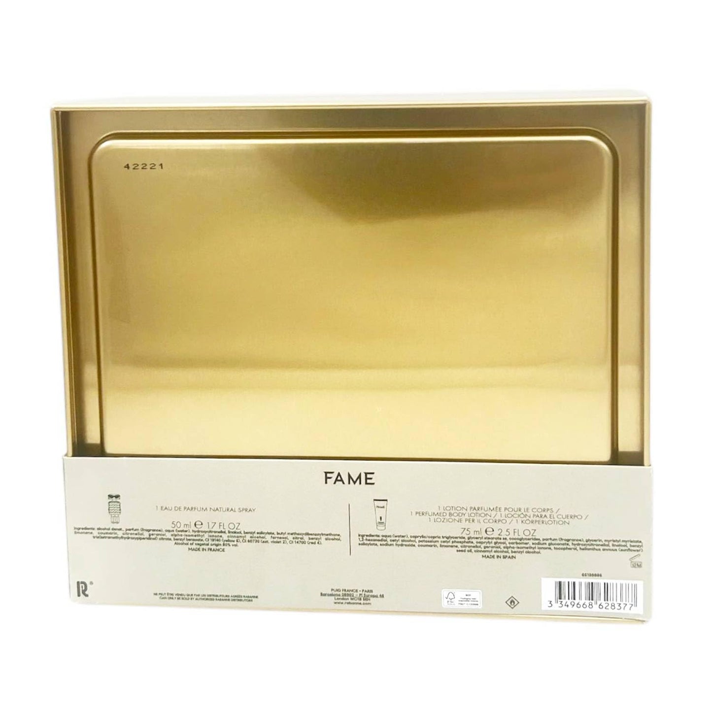 Paco Rabanne Fame Eau de Parfum 50 ml + Body Lotion 75 ml Damenpackung