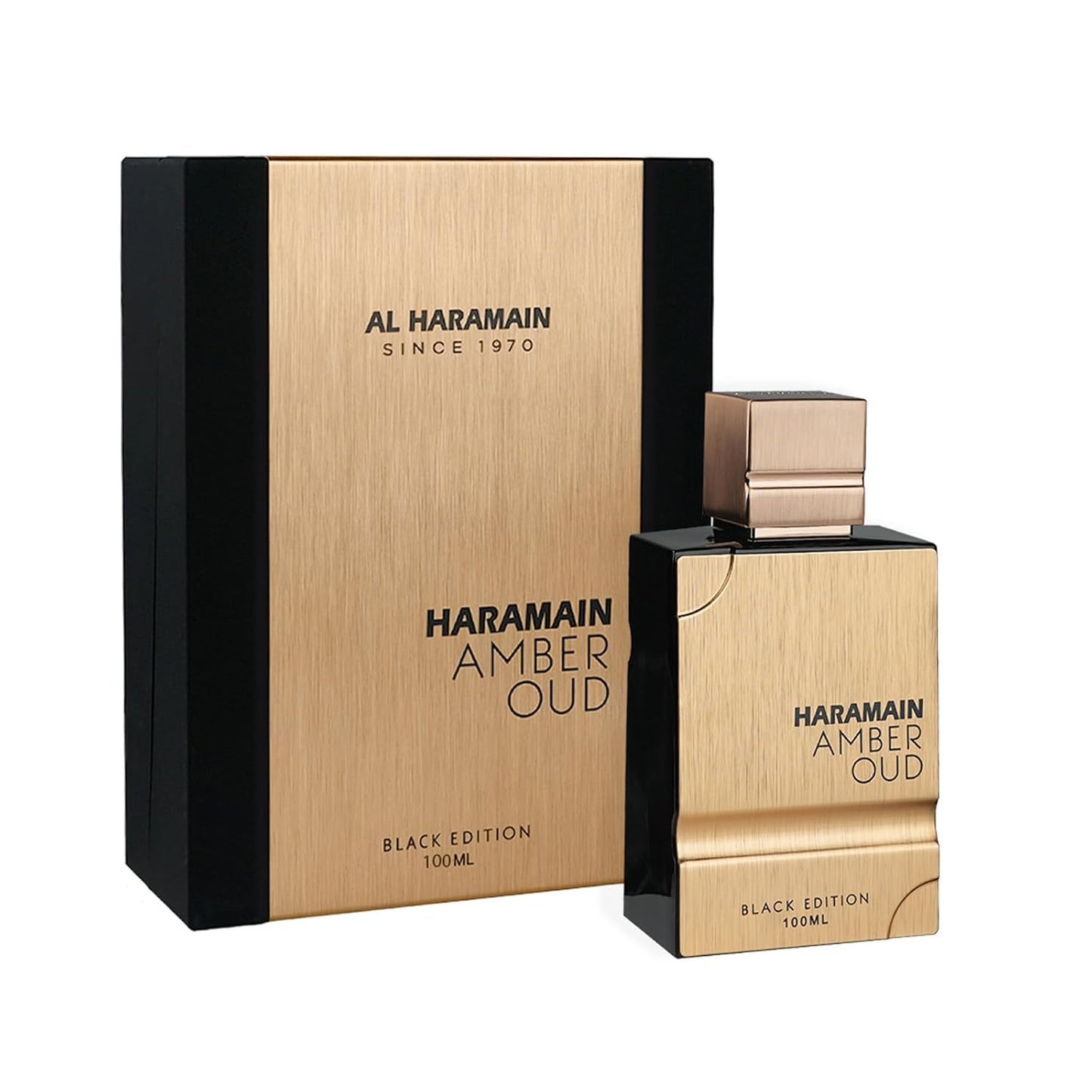 Al Haramain Amber Oud Black for Unisex Eau de Parfum Spray, 3,4 Unzen