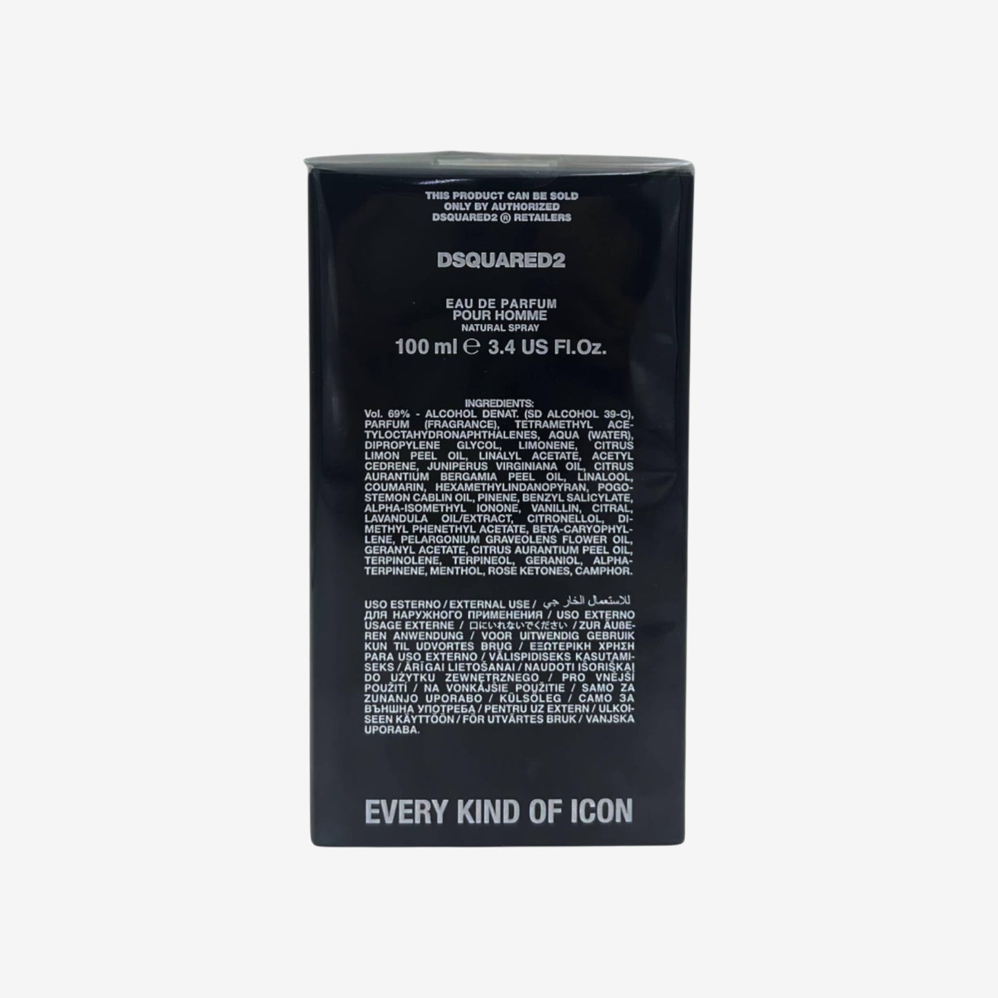 Dsquared2 Icon Homme Eau De Parfum 100 ml