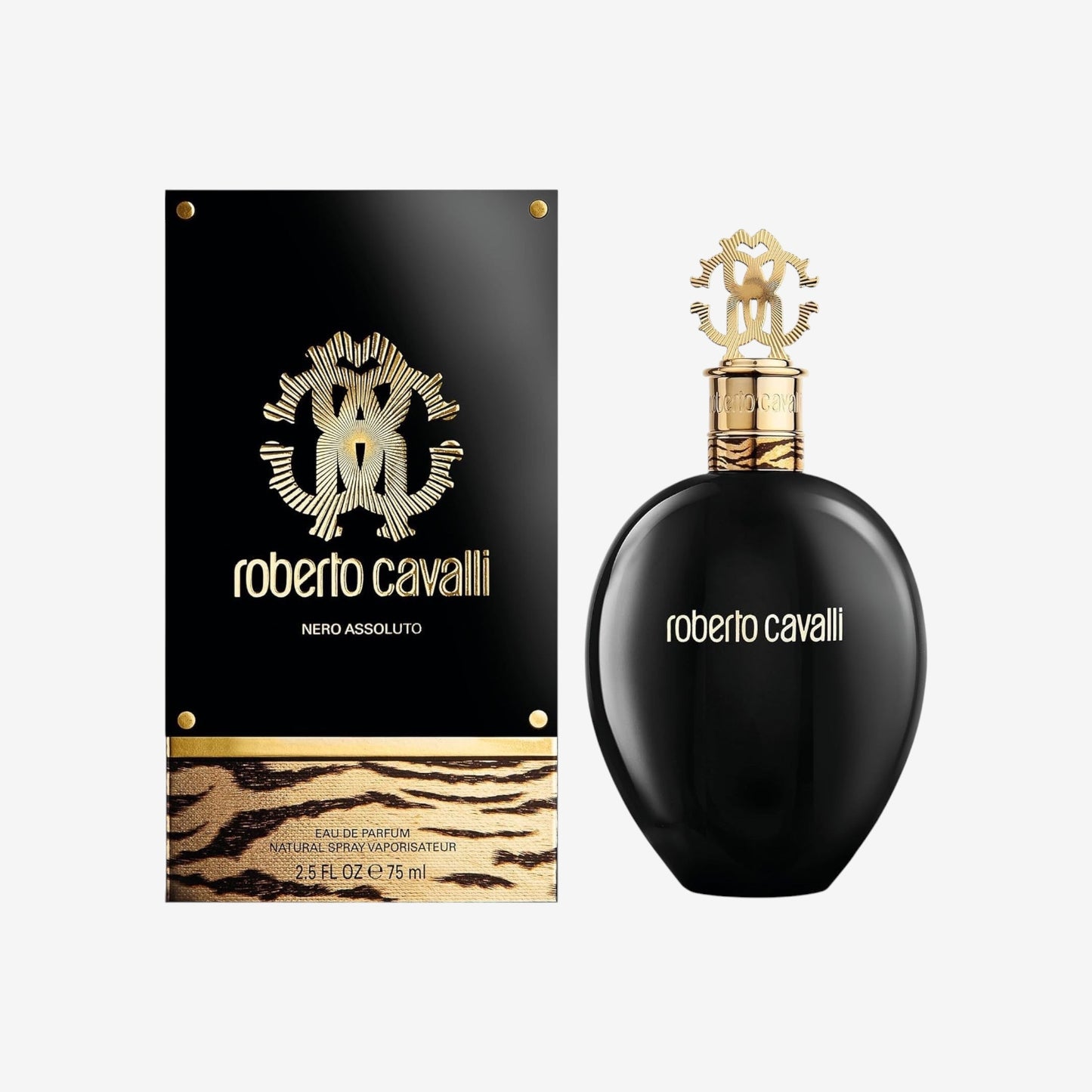 ROBERTO CAVALLI Nero Assoluto, Eau de Parfum für Damen, Betörender Duft, 75 ml