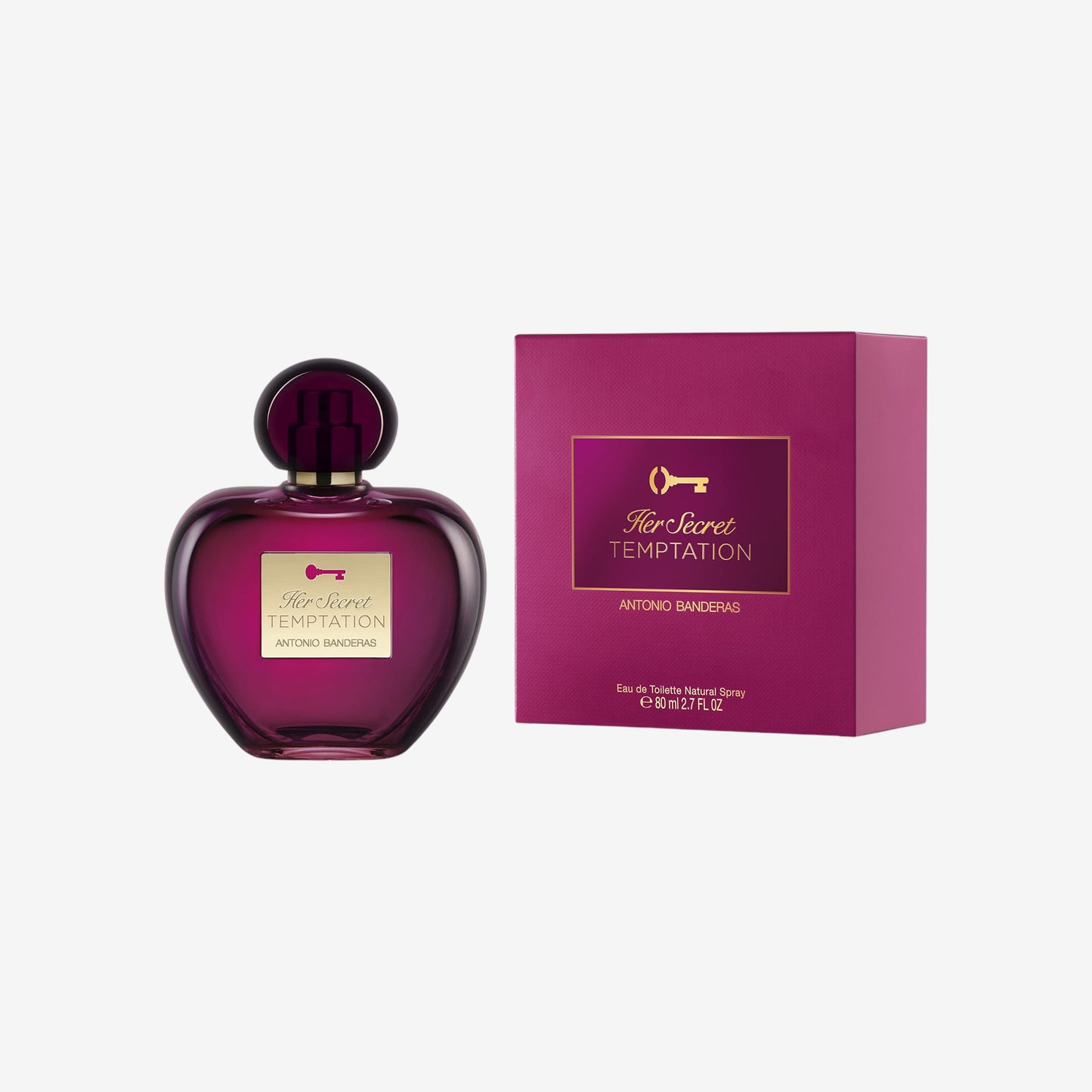 Banderas – Her Secret Temptation – Eau de Toilette Spray für Frauen, Orientalischer und Süßer Duft – 50 ml / 1,7 Fl Oz
