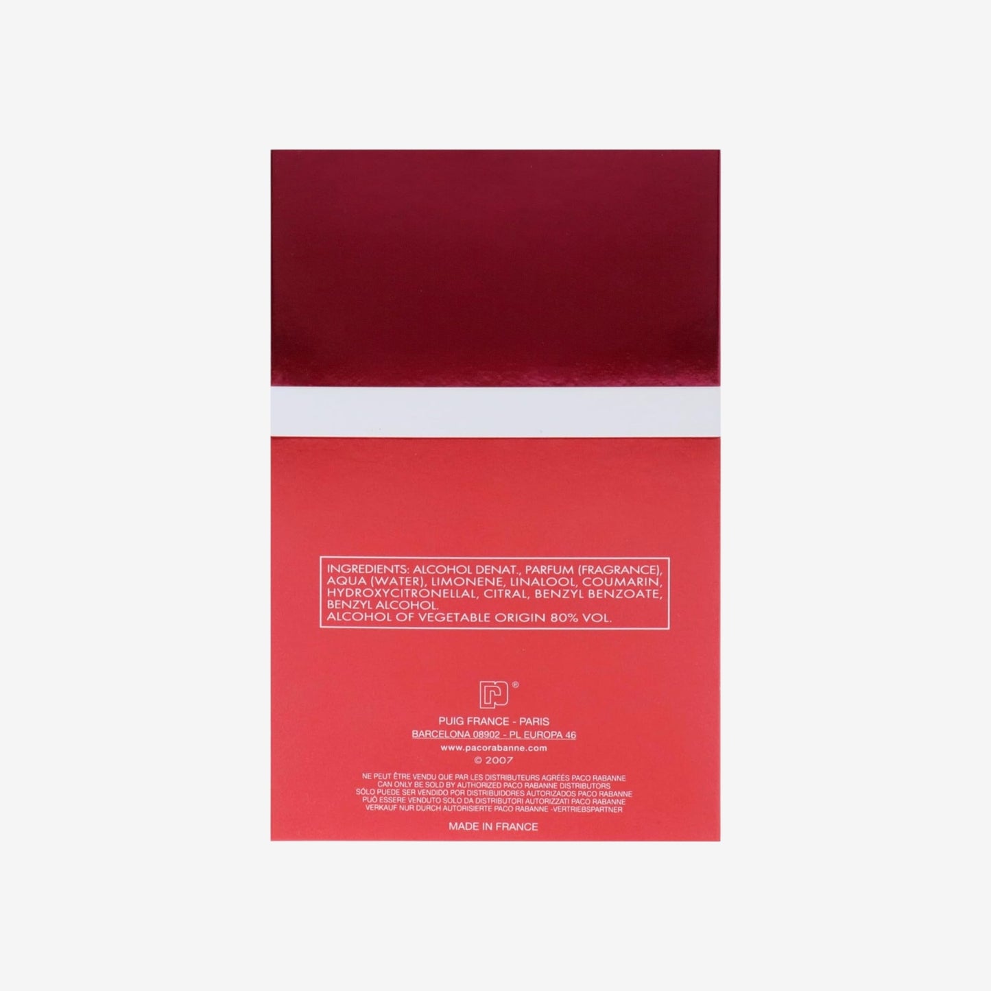 PACO RABANNE Ultrared Man EDT Vapo 100 ml