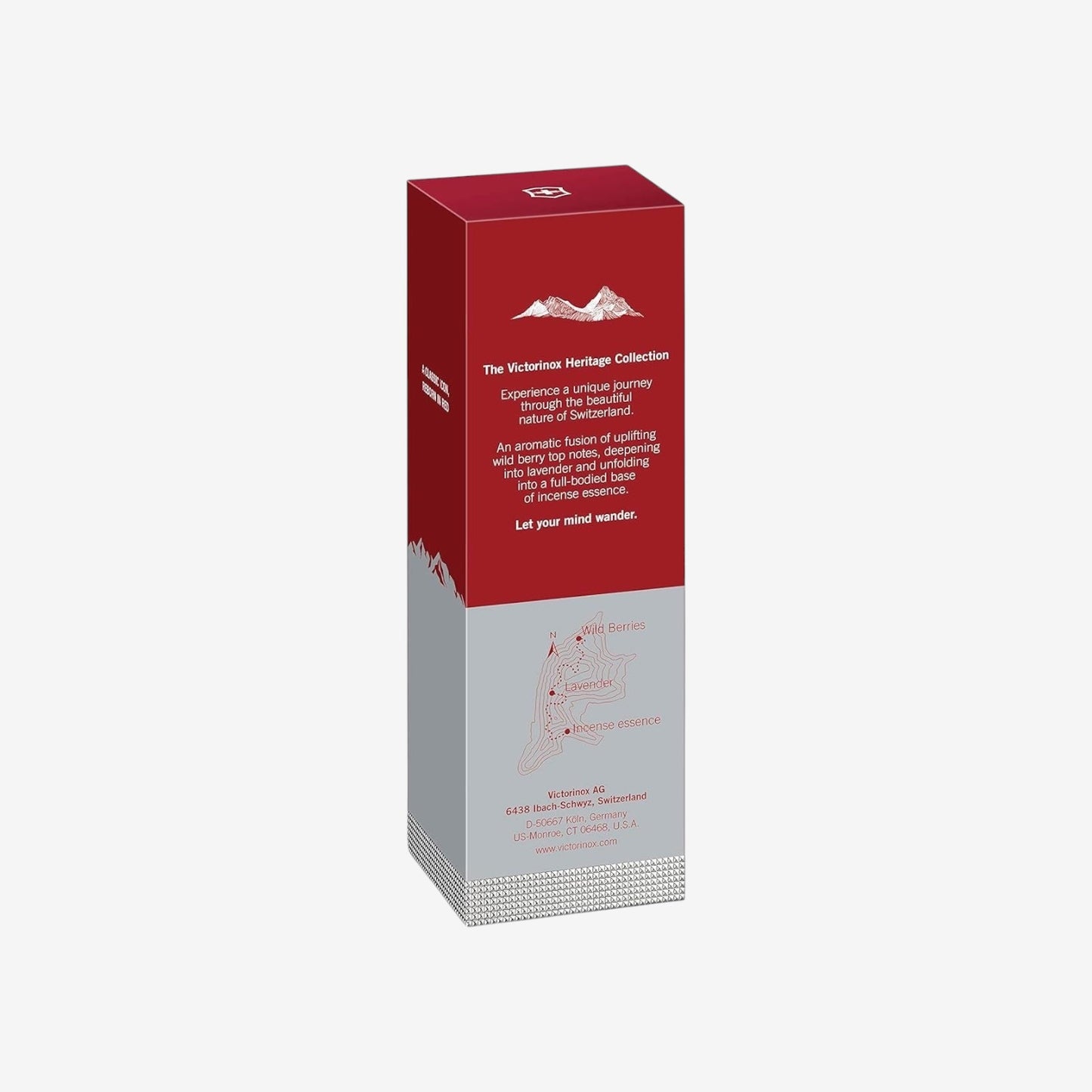 VICTORINOX Swiss Army Classic Red Edition, Eau de Toilette Herren, Parfüm mit Beeren und Lavendel, Dynamisch und aromatisch, Vegan, 100 ml, V0001247