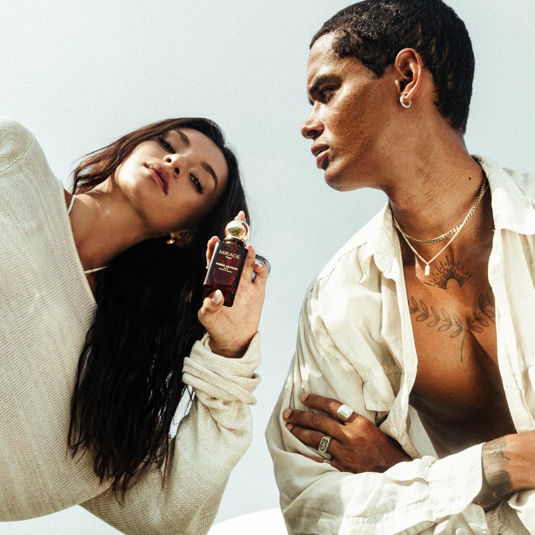 Amber Saffron No.3 – Extrait de Parfum Unisex (30% Duftöl), mit Pheromonen, würzig-warmes Amber & Safran, langanhaltend & luxuriös, 50 ml + gratis 2 ml Duftprobe