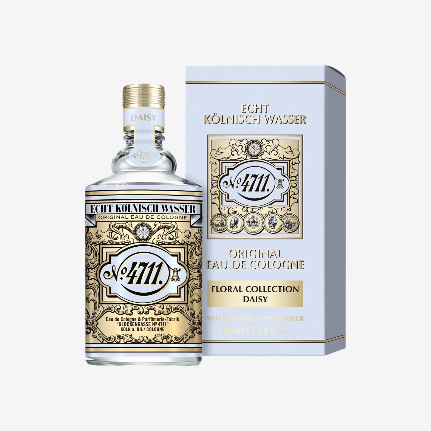 4711® Echt Kölnisch Wasser I Floral Collection - ROSE - Eau de Cologne - florale Neuinterpretation der Ikone - romantisch – weiblich – sanft I 100ml Natural Spray Vaporisateur
