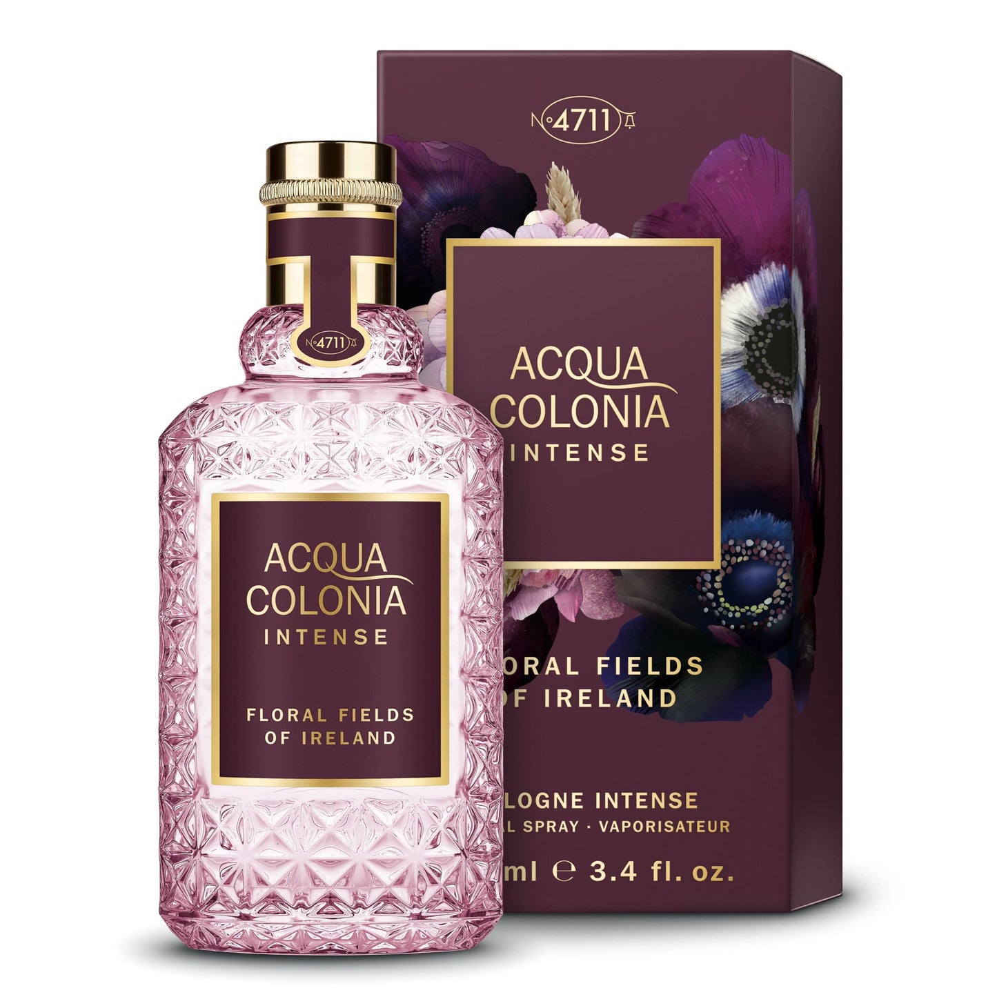 4711 Acqua Colonia® Intense Floral Fields of Ireland | Eau de Cologne - feminin-romantisch - Wellness für die Sinne | 50ml Natural Spray