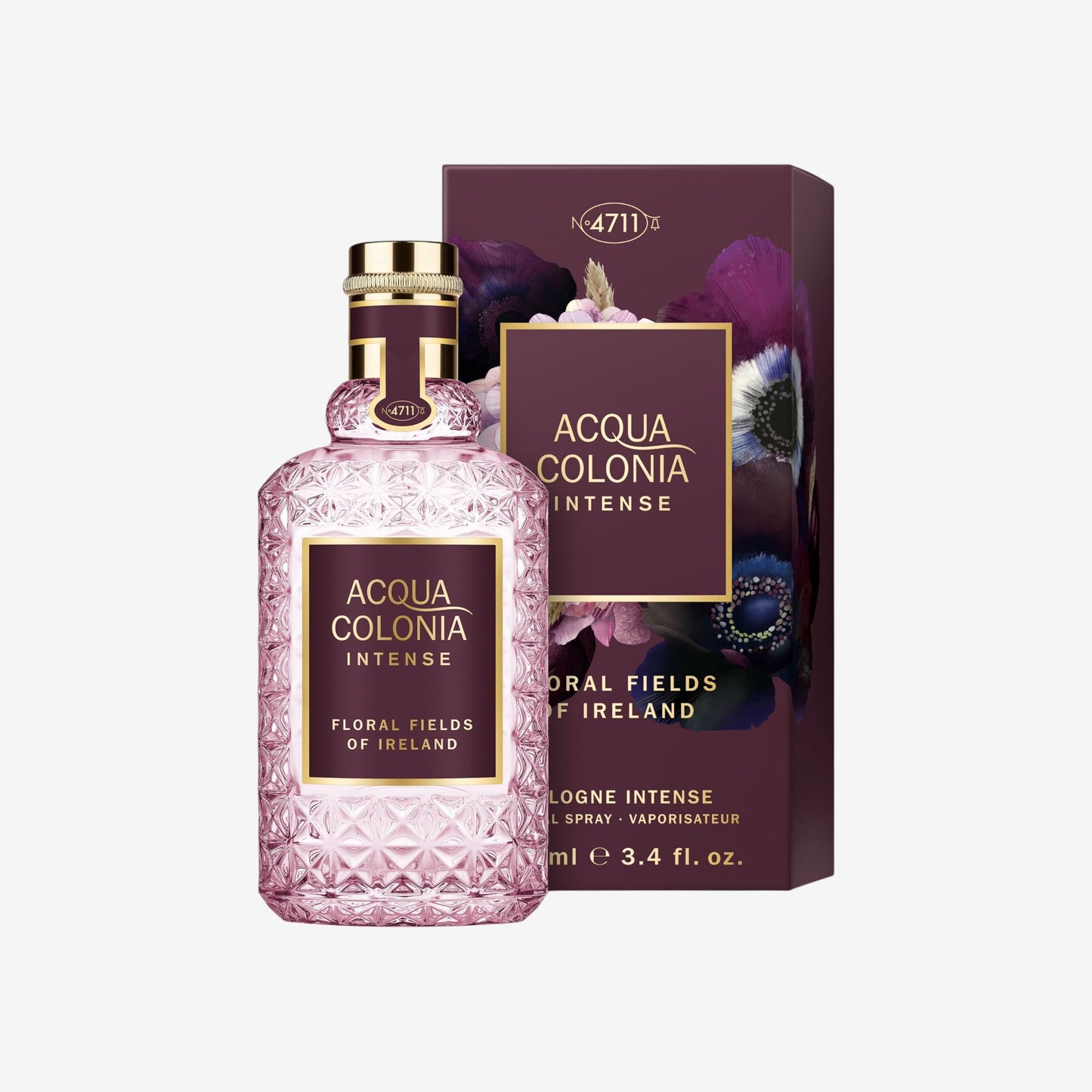4711 Acqua Colonia® Intense Floral Fields of Ireland | Eau de Cologne - feminin-romantisch - Wellness für die Sinne | 50ml Natural Spray