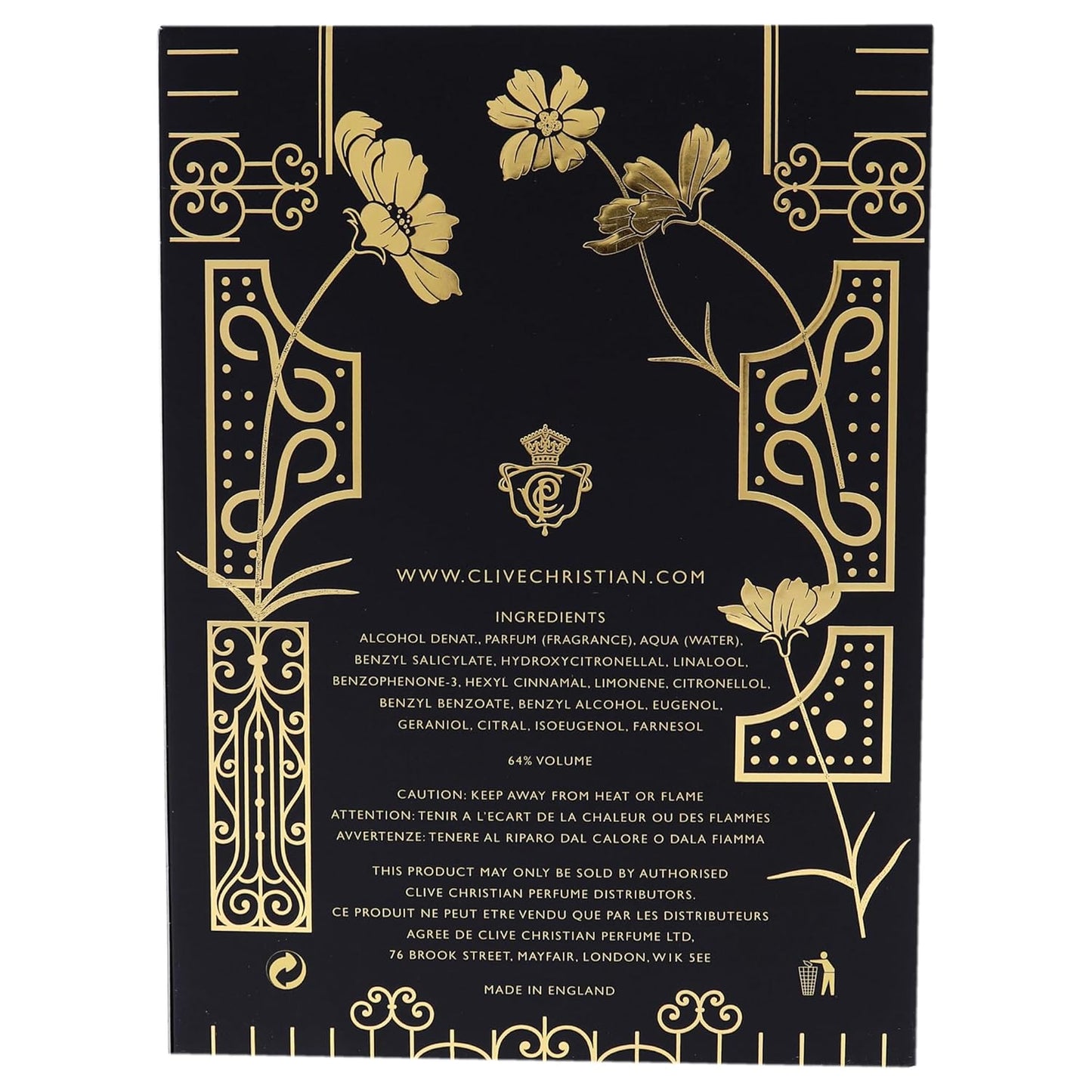 CLIVE CHRISTIAN Noble VII Cosmos Flower Eau de Parfum, 50 ml