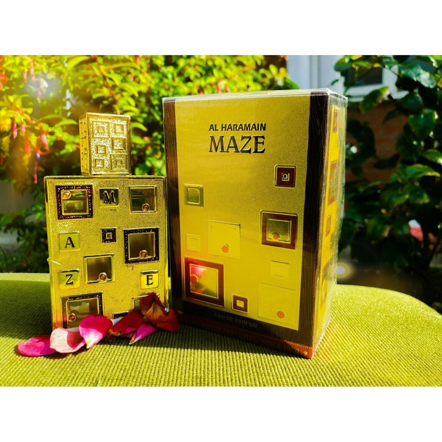 Al Haramain Maze Eau de Parfum 50 ml | Luxuriöses langanhaltendes Parfüm für Damen & Herren | Uni-Duft mit blumigen, holzigen und würzigen Noten | Arabisches Premium-Parfum mit Bergamotte & Rose