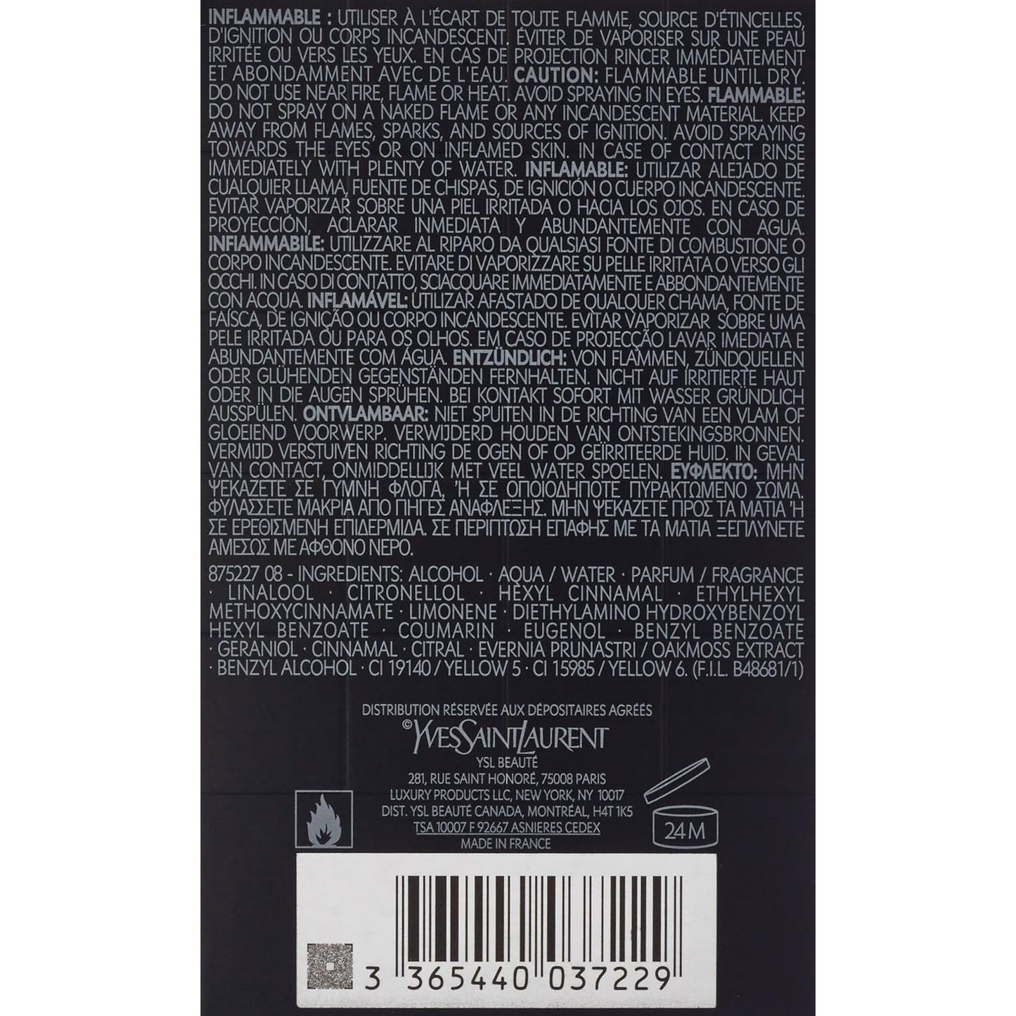 Yves Saint Laurent Jazz Eau de Toilette Vaporizador 80 ml