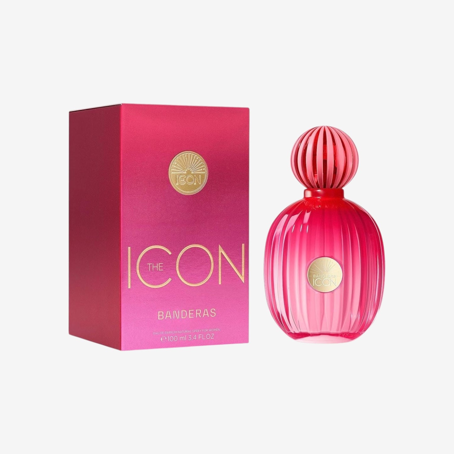 Banderas The Icon Woman Eau de Parfum für Damen – Langanhaltend – Eleganter, raffinierter und sinnlicher Duft – Vanille-, blumige und fruchtige Noten – Ideal für besondere Anlässe – 100 ml