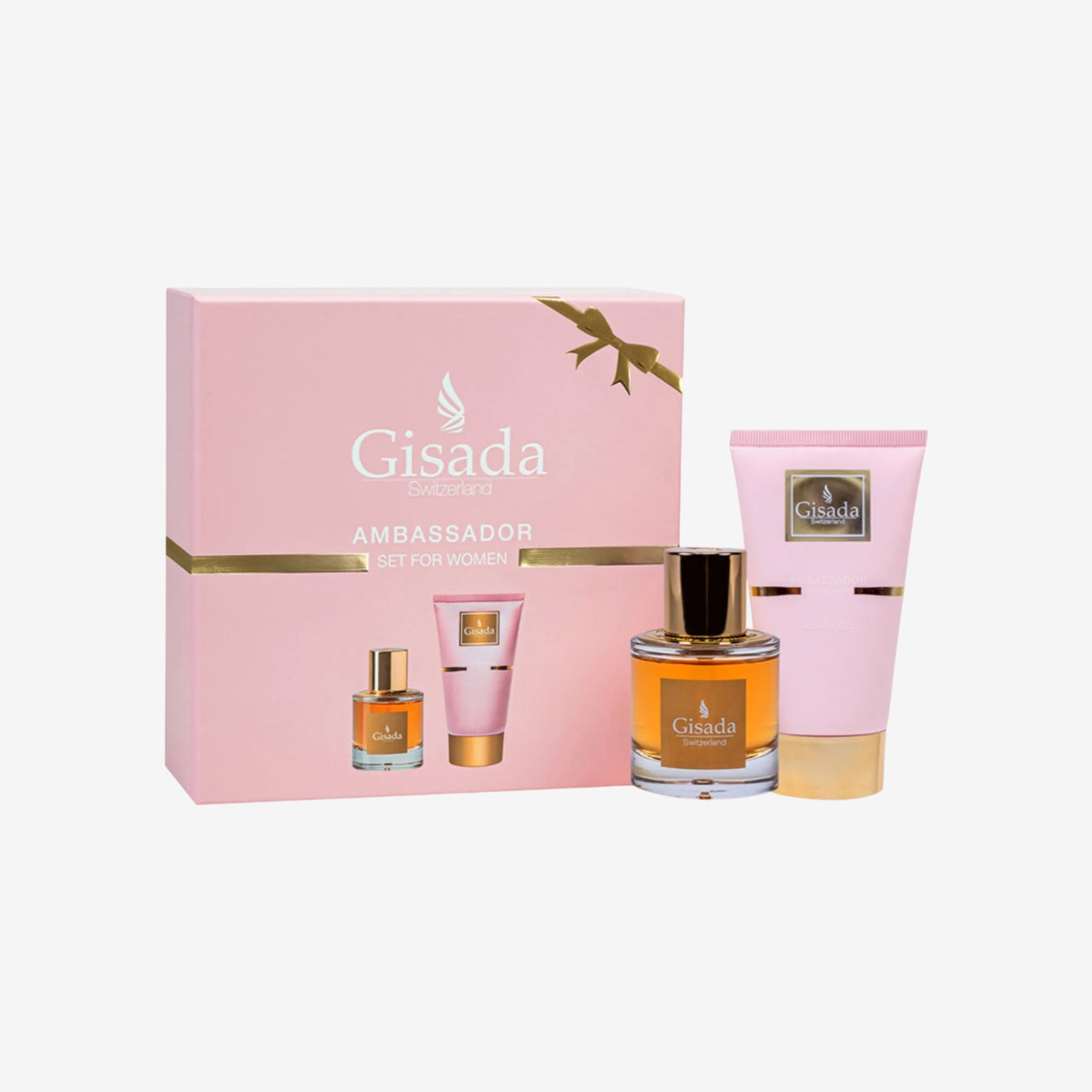 Gisada Ambassador Women Set | Eau de Parfum Spray 50 ml + Shower Gel 100 ml