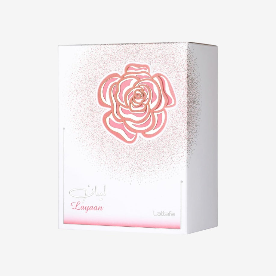 Lattafa Layaan - Fruity, Floral, Woody, Musky - Eau de Parfum Spray Long-Lasting Fragrance for Women, 2.53 Ounce / 75 ml