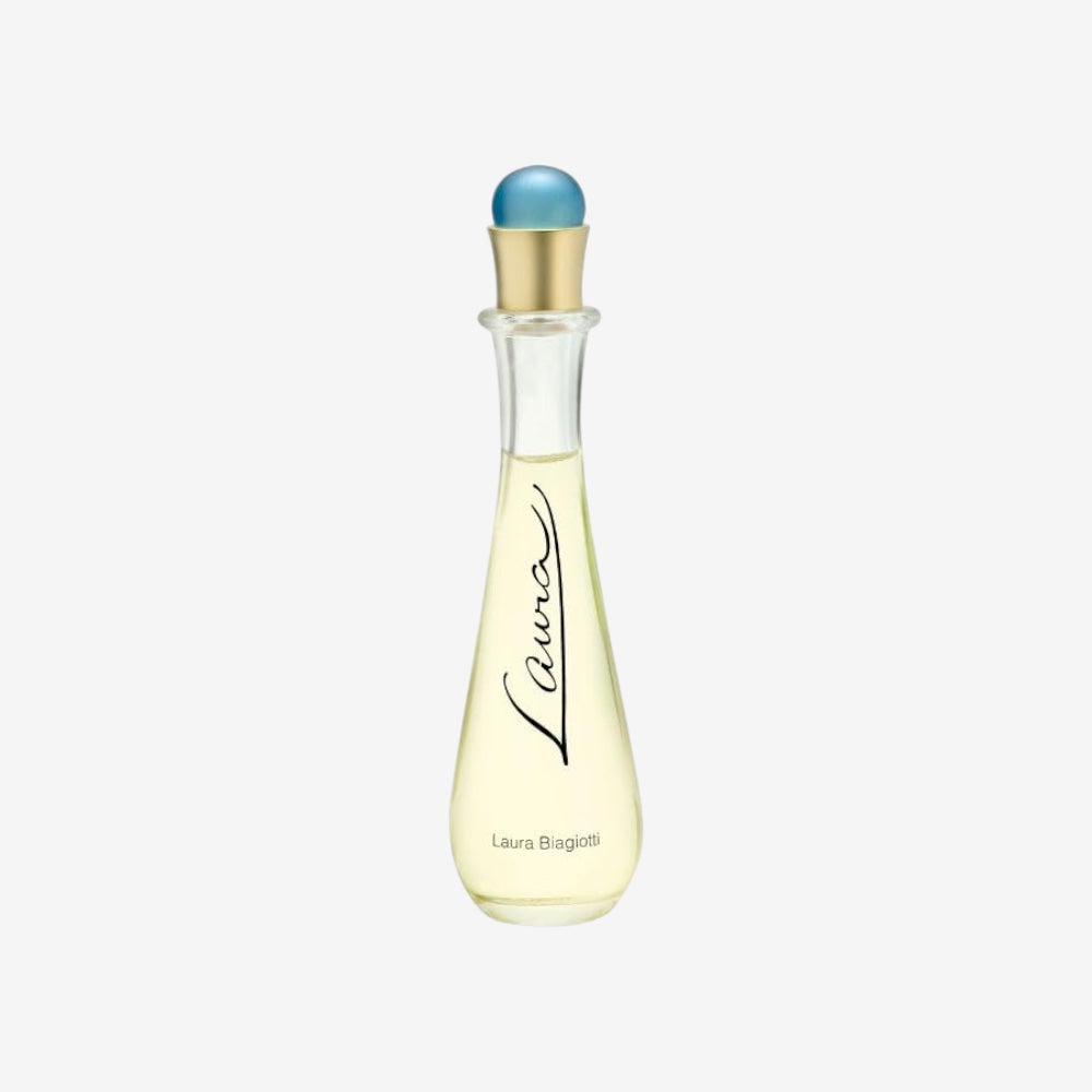 Laura Biagiotti – Laura Eau de Toilette 25 ml – Parfum Damen – Blumig-fruchtige, aquatische Komposition – Frische und zarte Noten – Skulpturaler Flakon in Tropfenform