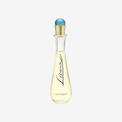 Laura Biagiotti – Laura Eau de Toilette 25 ml – Parfum Damen – Blumig-fruchtige, aquatische Komposition – Frische und zarte Noten – Skulpturaler Flakon in Tropfenform