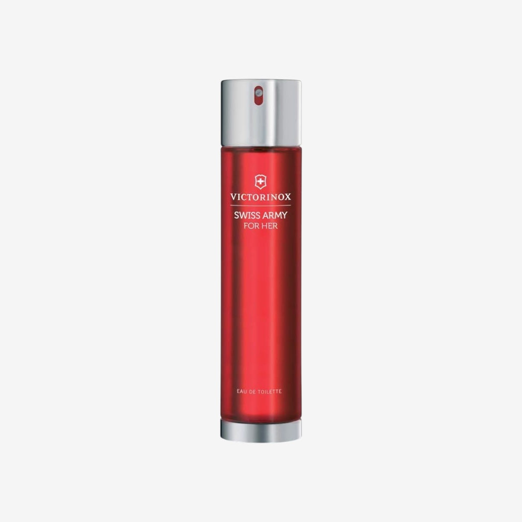 Victorinox Swiss Army For Her Eau de Toilette Damen, Parfüm mit Maiglöckchen und Pfingstrose, Blumig und frisch, 50 ml