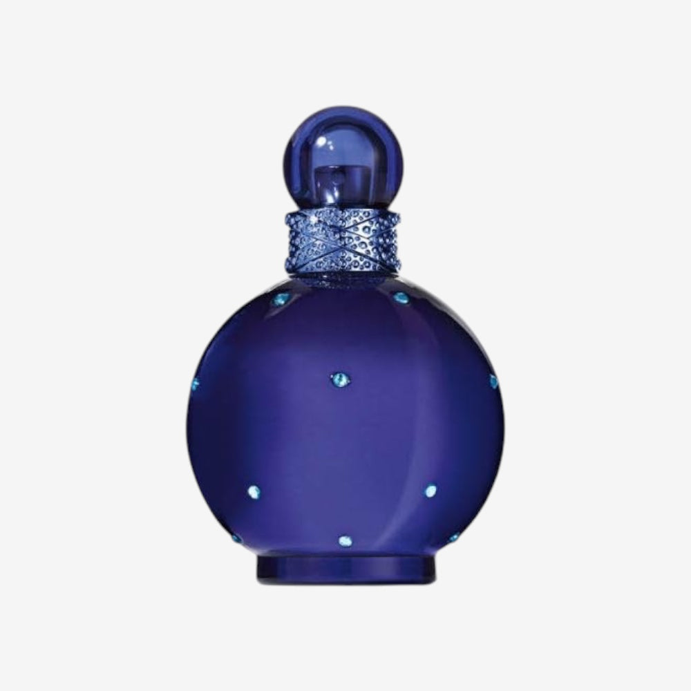 Britney Spears Midnight Fantasy 30 ml – Eau de Parfum für Damen – Blumiger Amber-Frucht Duft – Noten von Exotischer Pflaume, Samtiger Iris und Amber – Parfum Damen – Nachtblauer Flakon