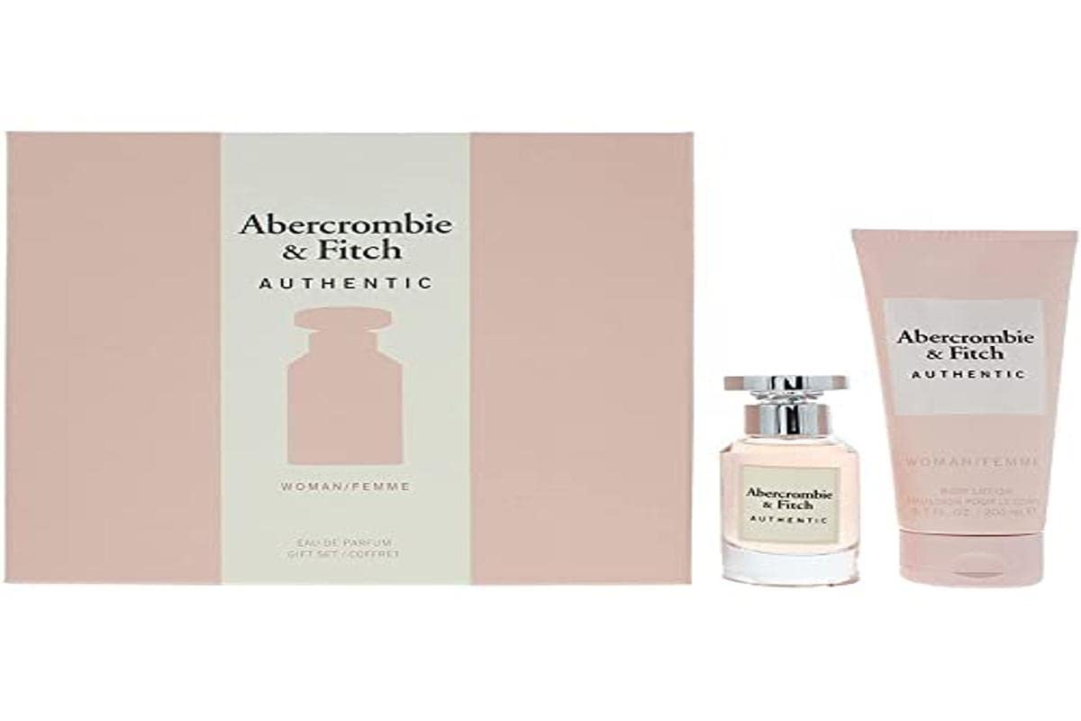Abercrombie & Fitch Authentic Woman 2 Piece Gift Set: Eau De Parfum 50 ml - Body Lotion 200 ml