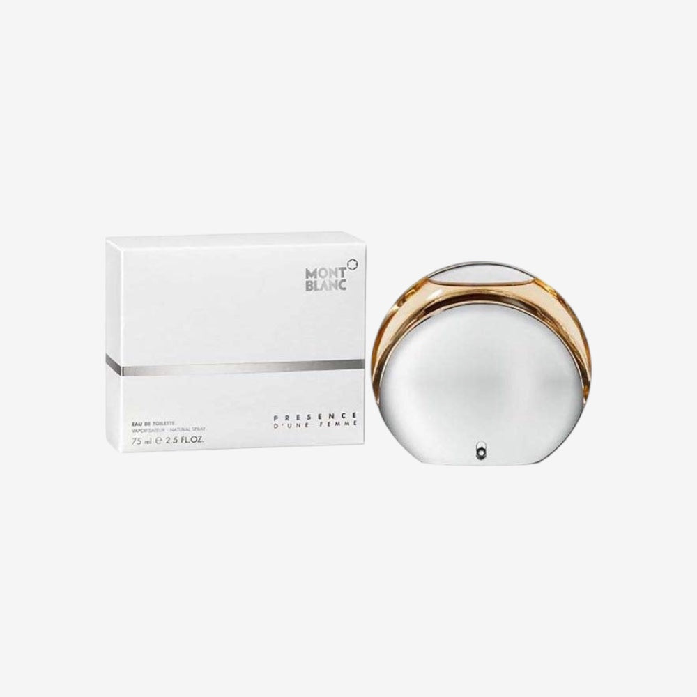 Mont Blanc Presence D'une femme / woman, Eau de Toilette, Vaporsateur / Spray 75 ml, 1er Pack (1 x 75 ml