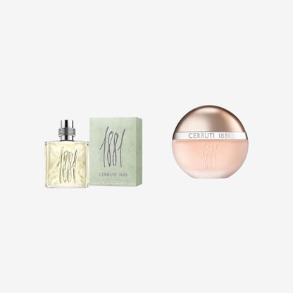 Cerruti 1881 Pour Homme, Eau De Toilette Spray, 100ml,Holz & 1881 Femme Eau De Toilette Spray For Women, 30 ml