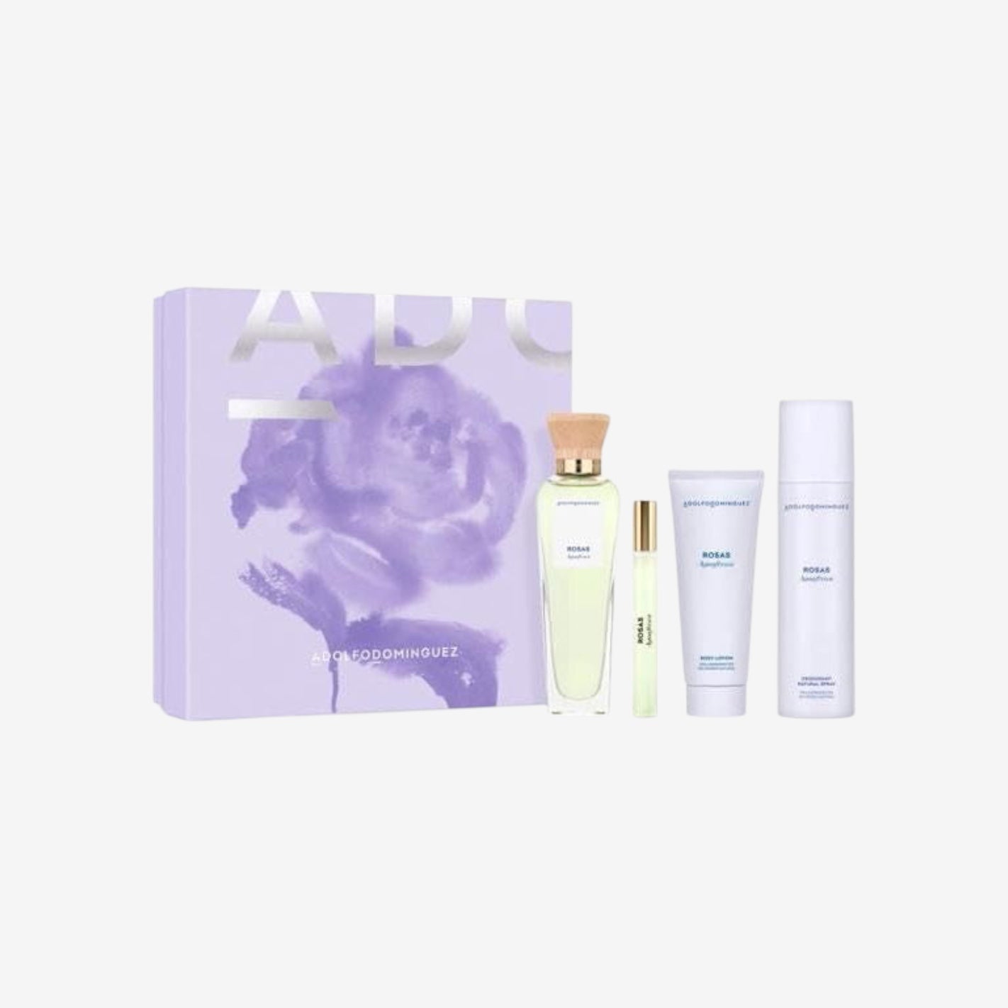 Adolfo Dominguez Eau de Toilette, Eau de Toilette, 120 ml, Luxus-Set für Damen