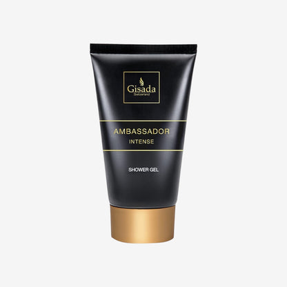 Gisada - Ambassador Intense Set | Geschenkset | Eau de Parfum 50 ml & Duschgel 100 ml | Würziger, frischer Herrenduft