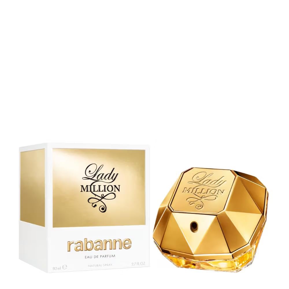 Paco Rabanne Lady Million Eau De Parfum Spray für Damen Pack (1x 80 ml)
