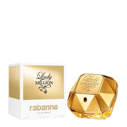 Paco Rabanne Lady Million Eau De Parfum Spray für Damen Pack (1x 80 ml)