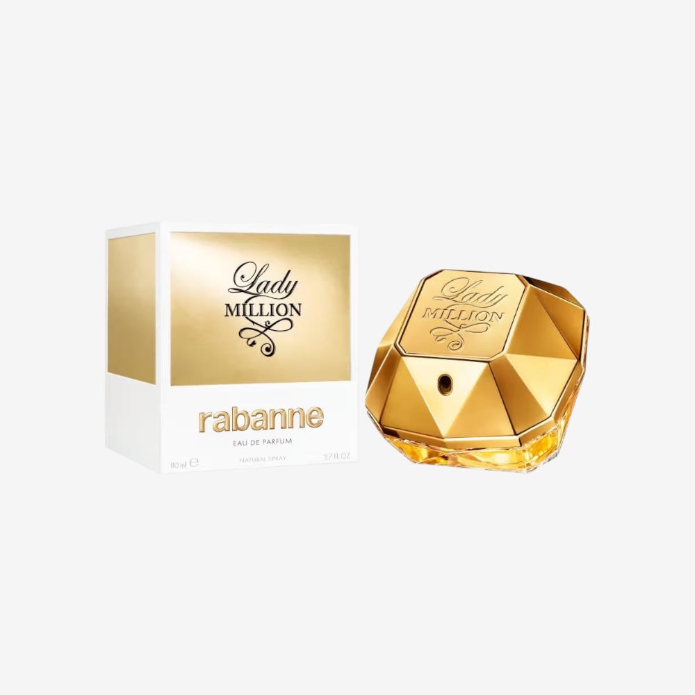 Paco Rabanne Lady Million Eau De Parfum Spray für Damen Pack (1x 80 ml)