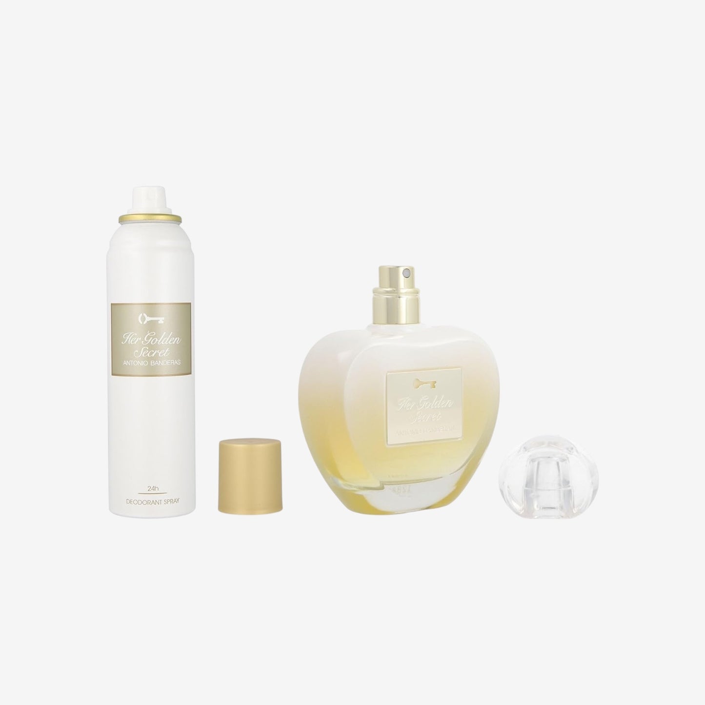 Antonio Banderas Her Golden Secret Edt Set 80 Ml + Deo 150 Ml Vapo