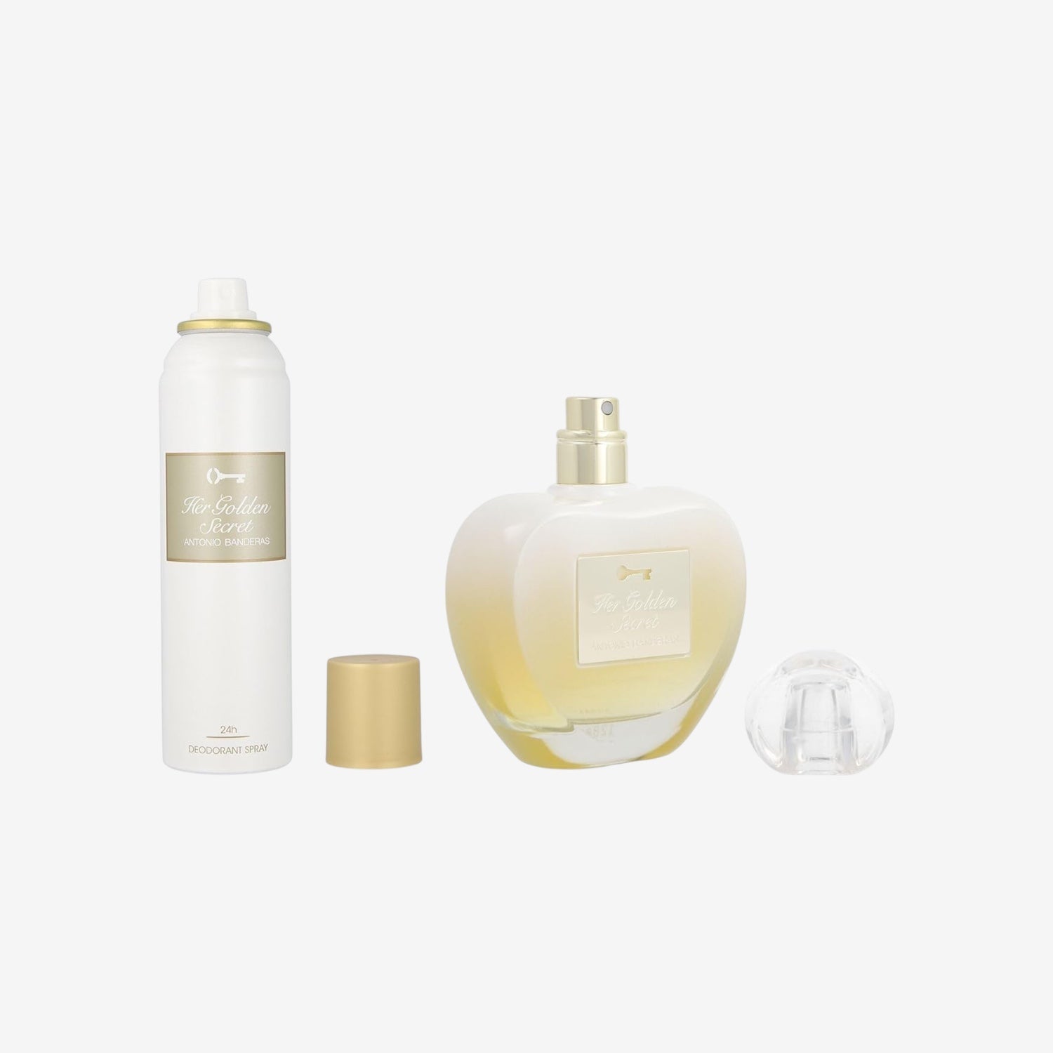 Antonio Banderas Her Golden Secret Edt Set 80 Ml + Deo 150 Ml Vapo