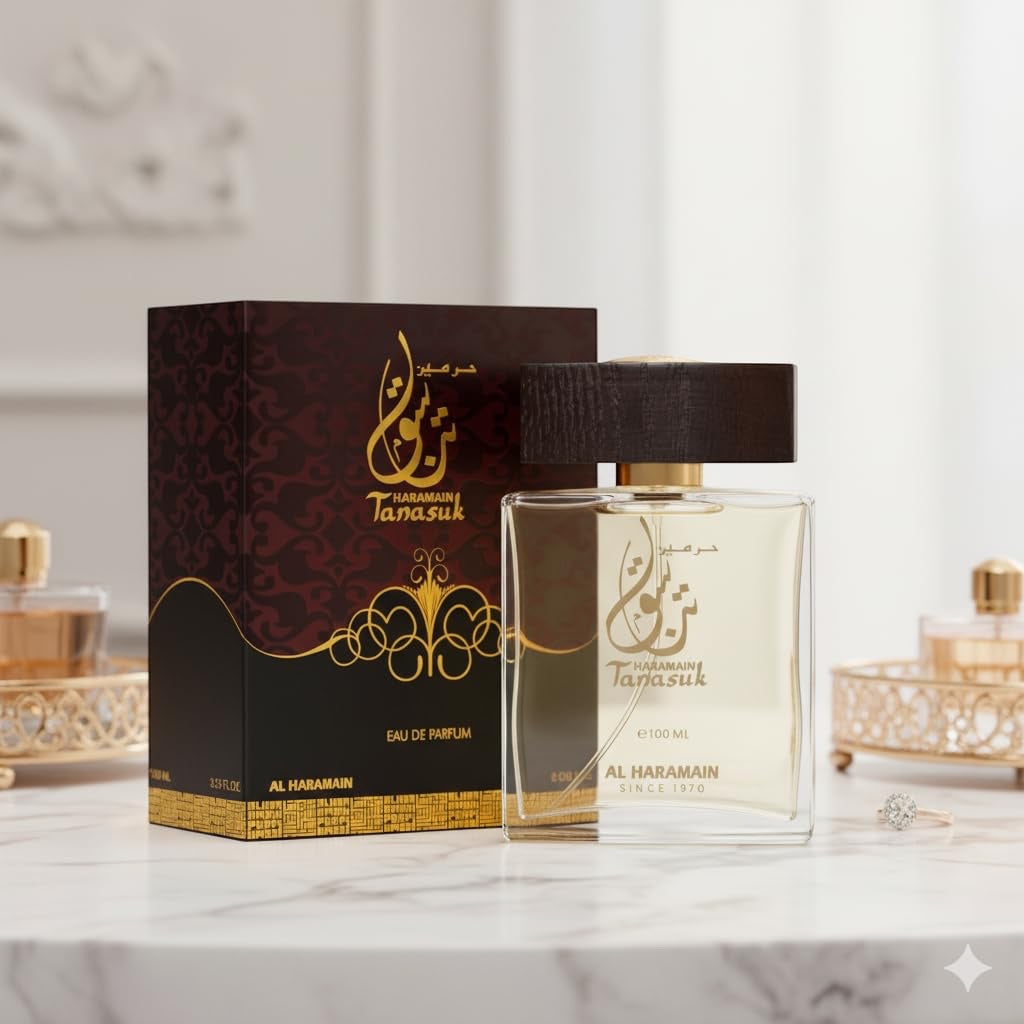 Al Haramain Eau de Parfum für Damen, Spray (Tanasuk EDP, 100 ml)