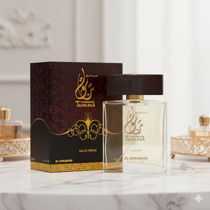 Al Haramain Eau de Parfum für Damen, Spray (Tanasuk EDP, 100 ml)