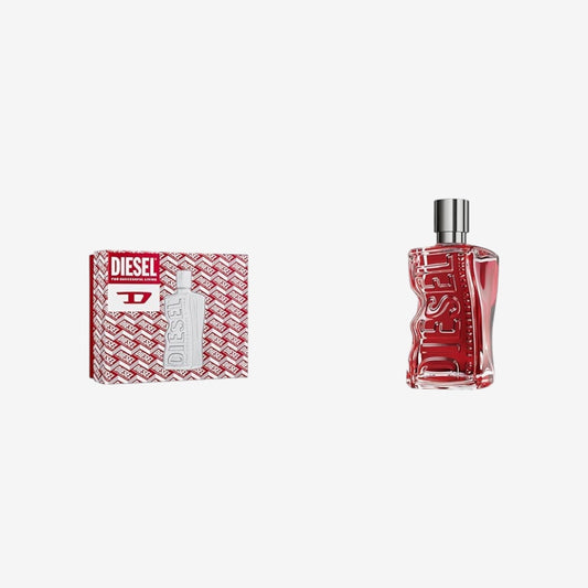 D by Diesel Set EdT 50ml + Duschgel 75ml + D by Diesel Red Parfüm | Eau de Parfum für Herren 50 ml