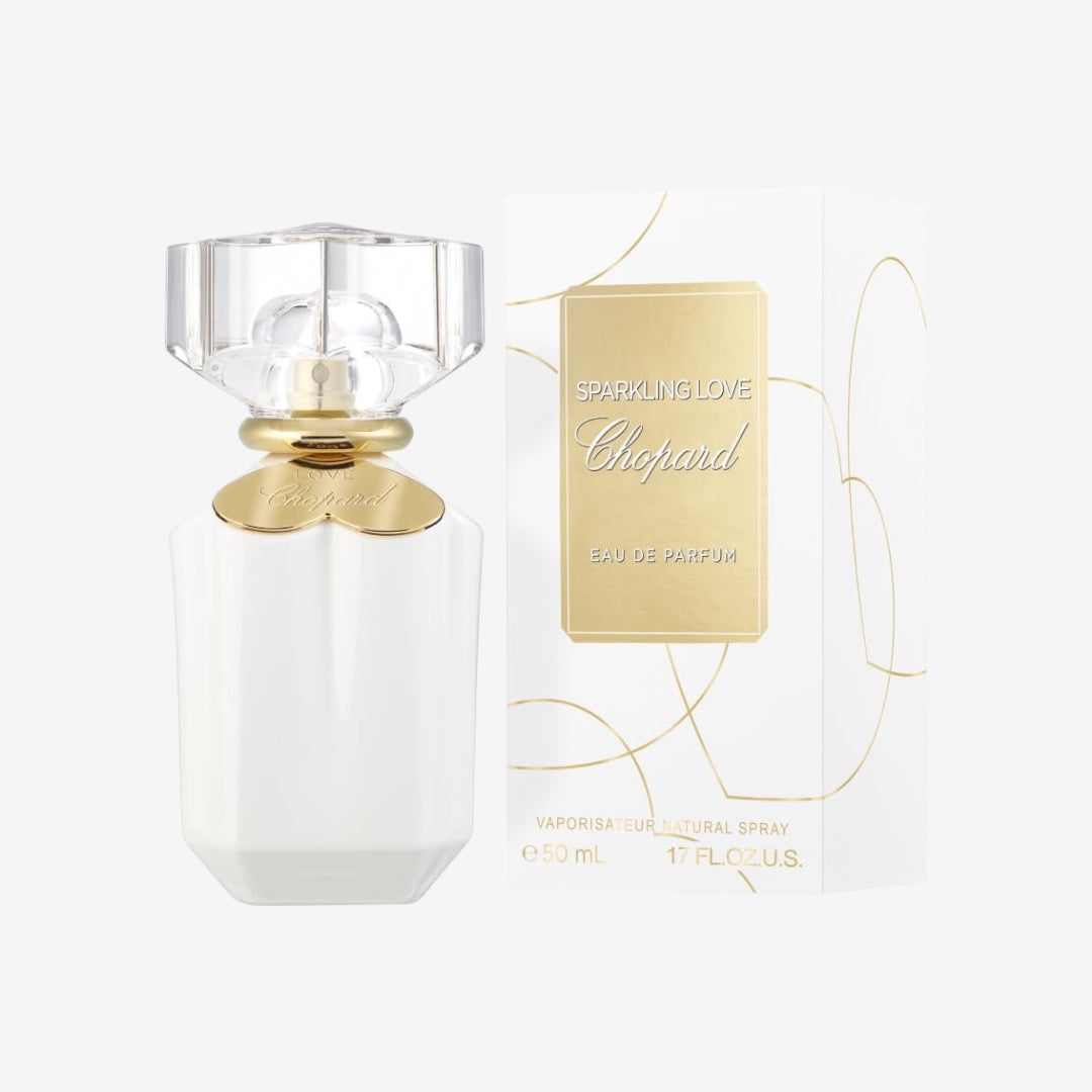 Chopard Sparkling Love 30 ml – Eau de Parfum für Frauen – Fruchtig-blumiger Duft – Extravagante Noten von Mandarine, Jasmin, Ylang-Ylang und Zedernholz – Parfum Damen – Weißer Glasflakon