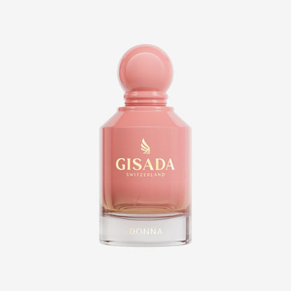 Gisada Donna Eau de Parfum - Luxuriöser Femininer Duft - Frische Mandarine & Warme Vanille - Selbstbewusst, Elegant & Sinnlich für Damen