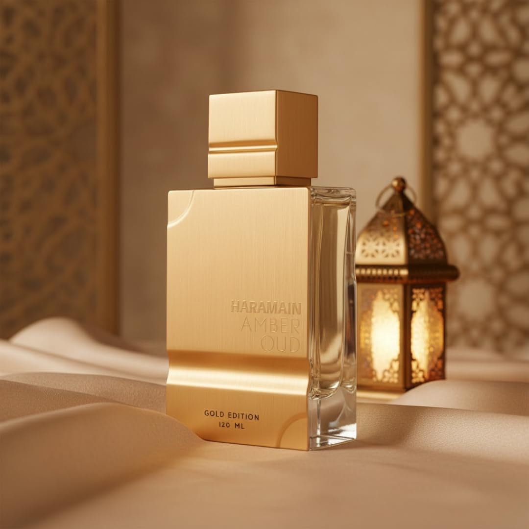Al Haramain Amber Oud Gold Edition 120 ml | Luxuriöses Eau de Parfum | Unisex-Parfüm | Hochwertiger arabischer Duft für Männer und Frauen | Oud-Parfüm zum Verschenken und für den Alltag