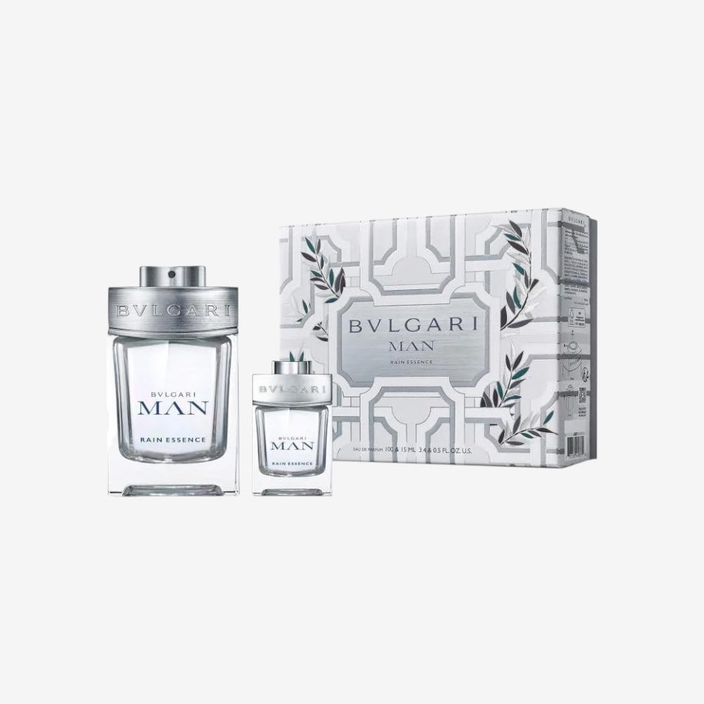 BVLGARI Man Rain Essence Set (EDP 100ml + EDP 15ml)