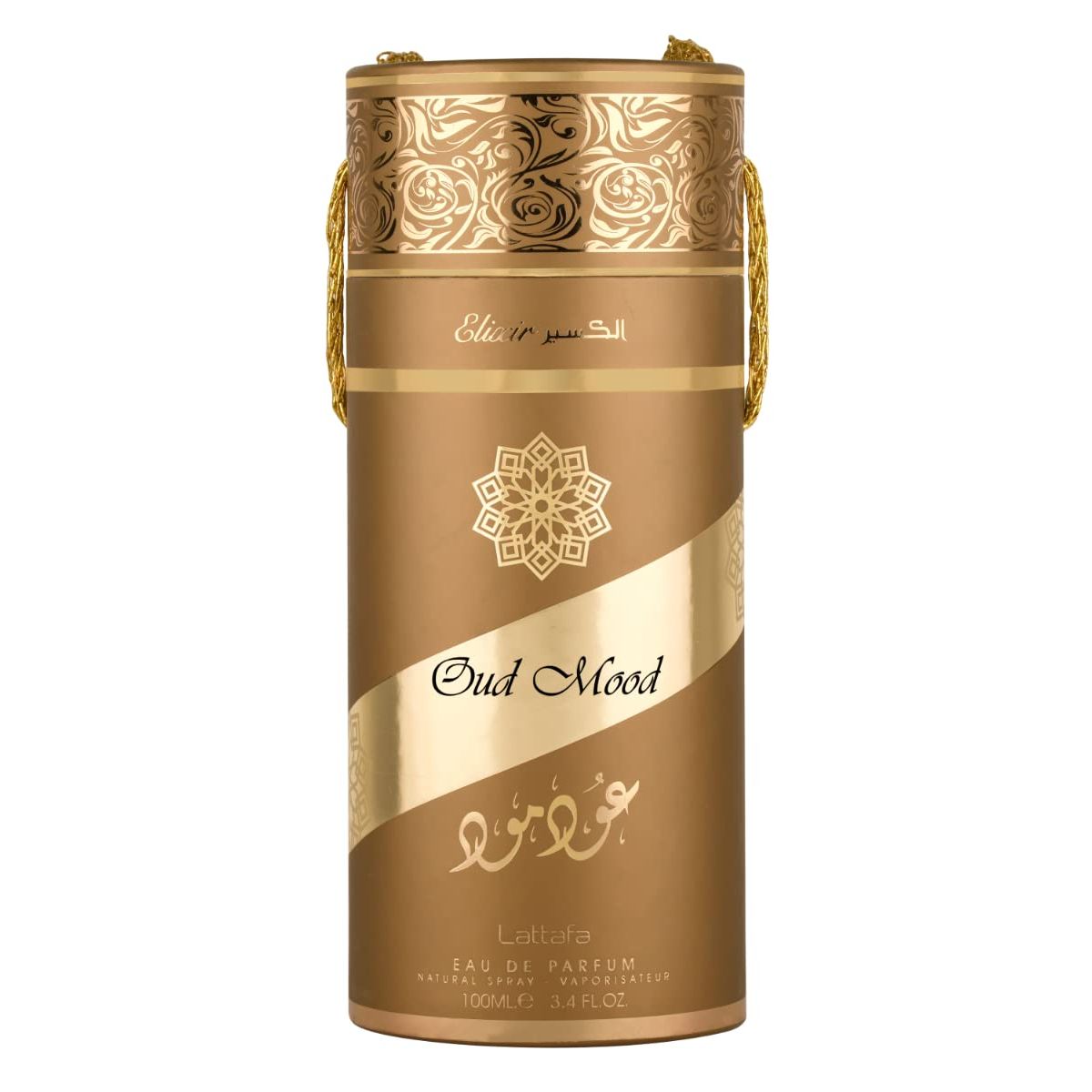 Lattafa Oud Mood Eau de Parfum orientalischer Duft (Sandalwood,100ml(1erPack))