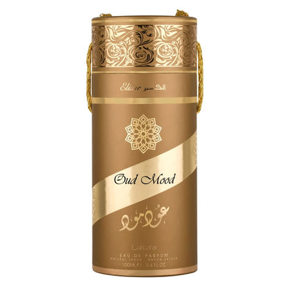 Lattafa Oud Mood Eau de Parfum orientalischer Duft (Sandalwood,100ml(1erPack))