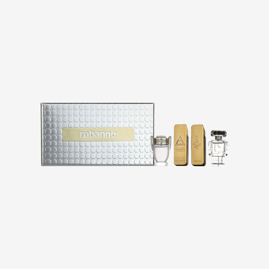Paco Rabanne Köln-Geschenkset für Herren, 4 x 5 ml, Reisevielfalt