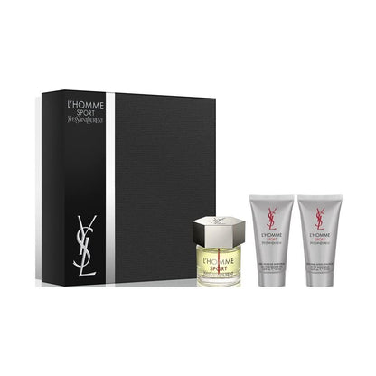 Yves Saint Laurent Geschenkset L´Homme Sport, Edt 60Ml & Aftershave Balm 50Ml & Showergel 50Ml