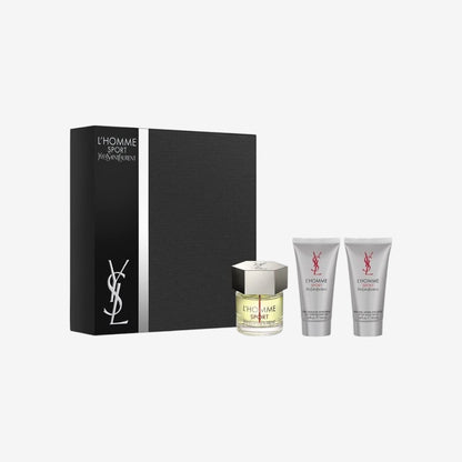 Yves Saint Laurent Geschenkset L´Homme Sport, Edt 60Ml & Aftershave Balm 50Ml & Showergel 50Ml